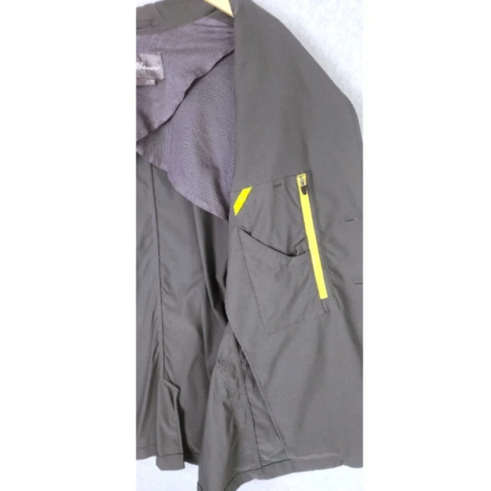 Eddie Bauer Men's Ultimate Voyager Travel Blazer Size 48 Charcoal Gray Travex